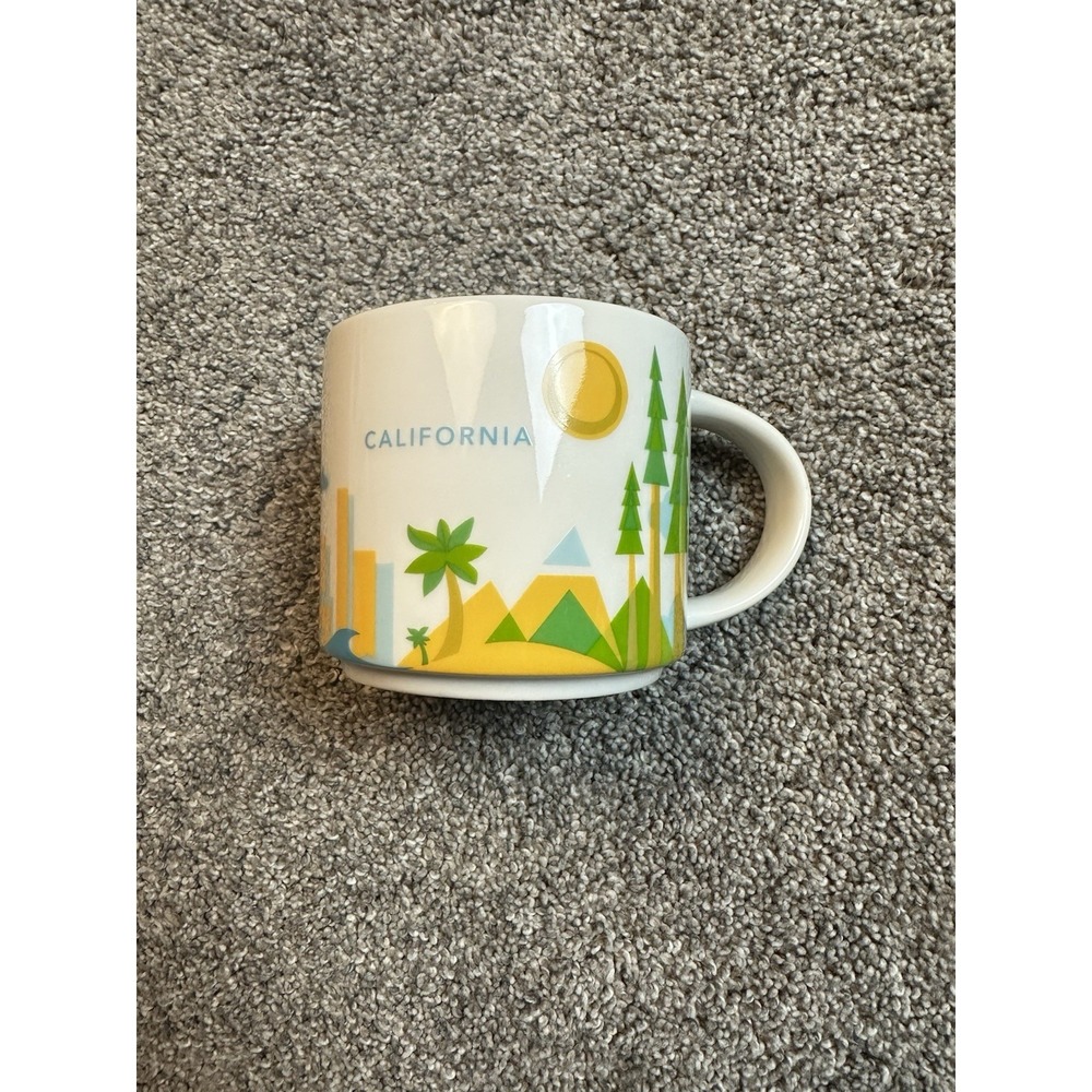 California 14 Oz Mug Cup Starbucks 2015 You Are Here Collection Coffee Tea 414ml